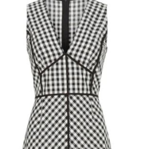 TOME Collective- Gingham Ruffle Hem Dress - Picture 2 of 10